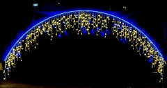 Outdoor Decoration Holiday LED Icicle Christmas Lights for Wedding Garden Party Decoration
