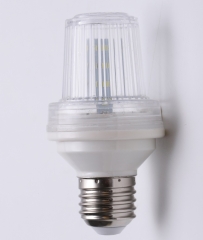 Holiday decoration E27 E14 base bulb led white flashing strobe lamp