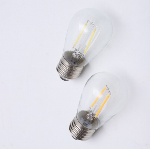 S14 glass filament dimmabel bulb S14 plastic led lamp