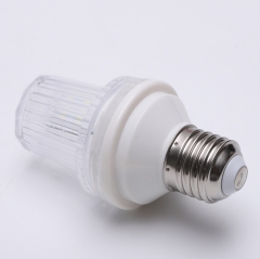 Outdoor waterproof plastic housing lamps E27 B22 E14 base strobe Led flashing light bulbs