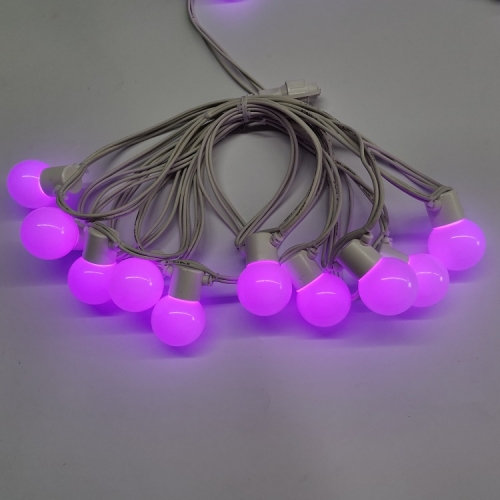 holiday Decoration Hight Bright rgb G45 Led garden Ball Garland String Light / Lights Outdoor