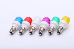 1W Colorful decorative lighting Light Bulb 220V 12V E14 Mini LED Bulb Light for Christmas Decoration