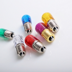high quality Plastic mini colorful led bulb E14 holiday decorative lighting lamp 14v led bulb E14 lamp