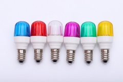 1W Colorful decorative lighting Light Bulb 220V 12V E14 Mini LED Bulb Light for Christmas Decoration