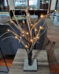 Led Christmas tree lights desk DIY Indoor decoration spiral tree branch lights