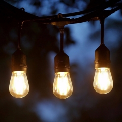 String Light S14 Bulb Heavy Duty Cable Vintage Outdoor decorative lighting Bulbs Strings IP65 Waterproof Outdoor
