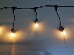 e27 fitting string light outdoor christmas decorating fairy light rubber festoon e27 light strip led bulbs