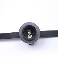 customizable length flat cable IP44 outdoor lighting E27 sockets belt garden