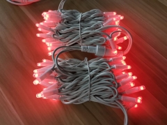 holiday lighting Socket Powered String Lights 220V LED Bulbs waterproof christmas warm White rgb led string light
