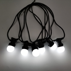 waterproof round cable E27 led string garlands holiday lighting Festoon light belt light for party holiday decoration