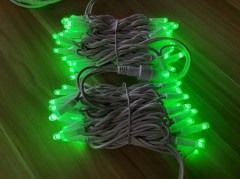IP65 Waterproof rubber cable 10m 100leds RGB Christmas outdoor holiday lighting light led string fairy color med starburst light