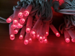 holiday lighting rgb led rubber cable string lights outdoor decoration fairy string lights