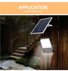 outdoor solar projector garden 50w 300w led solar flood lighting high lumens ABS lamp led light solar