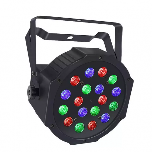 Remote/Voice Controlled Disco projector RGB Rock Light med starburst flat par lamp Crystal Ball Dj Dance stage LED Party Lights