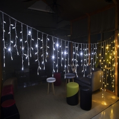 WENDADECO led Garland curtain 3x3 lights indoor party lighting string Connectable Christmas decoration Outdoor Led Curtain Light