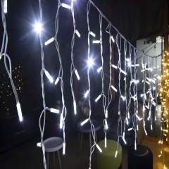 WENDADECO led Garland curtain 3x3 lights indoor party lighting string Connectable Christmas decoration Outdoor Led Curtain Light