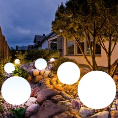 hot sale party lighting ball lamp colors changing led garden sphere RGB IP65 Waterproof Pool Floating Solar LED Ball light
