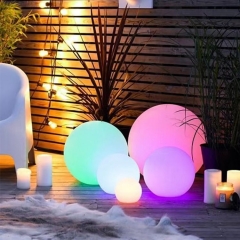 hot sale party lighting ball lamp colors changing led garden sphere RGB IP65 Waterproof Pool Floating Solar LED Ball light