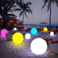 hot sale party lighting ball lamp colors changing led garden sphere RGB IP65 Waterproof Pool Floating Solar LED Ball light