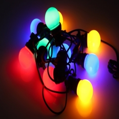 Hot Sale Festival multicolor globe solar g50 festoon lights outdoor IP65 Decorative Lighting light for Christmas Party