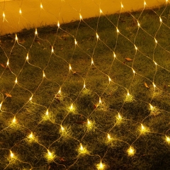wendadeco christmas led net lights Party Garden Wedding Garlands led lights warm white super bright net mesh string light