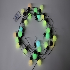 Christmas lights Multicolor G40 LED Patio String Light Weatherproof led String Light outdoor with Remote control for Garden Yard