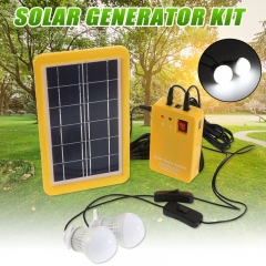 hot selling Mini 3w 4ah Solar Home Light System Kit Solar Power Portable Light Kit For bulb mobile Solar Power Lighting System