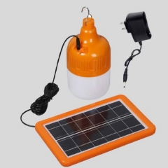 Solar rechargeable bulb lamp Long Working Time LED camping lights Emergency LED Light with Hook