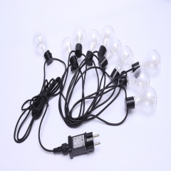 Low Voltage christmas decorations led light a19 a60 Socket A19 Copper Wire String Light Holiday lighting fairy lamp