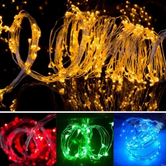 Newest Customized Designs Christmas decorations fairy lights warm white Copper Wire led light strings patio christmas lights