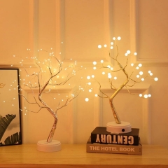 LED Copper Wire Tree Lamp Adjustable 108led Branches Fairy Tabletop Bonsai artificial tree lights for Home christmas Decorations