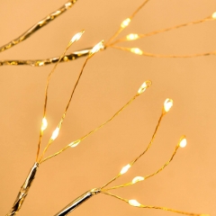 LED Copper Wire Tree Lamp Adjustable 108led Branches Fairy Tabletop Bonsai artificial tree lights for Home christmas Decorations