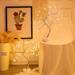 LED Copper Wire Tree Lamp Adjustable 108led Branches Fairy Tabletop Bonsai artificial tree lights for Home christmas Decorations