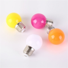 Christmas decorations G45 220v colorful globe spherical Edison style LED colour bulb garlands led light bulb