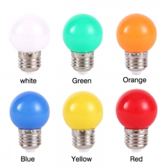 Christmas decorations G45 220v colorful globe spherical Edison style LED colour bulb garlands led light bulb