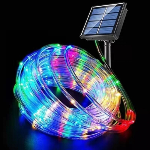 10m 100 LED 8 Modes garlands Fairy Lamp Outdoor christmas Decorations Lighting Solar Rope String Lights for Garden Patio Party