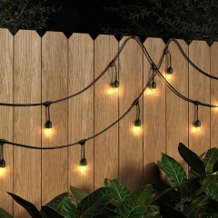 IP44 Waterproof decorative lighting string AC120V led light string outdoor patio poles s14 christmas lights
