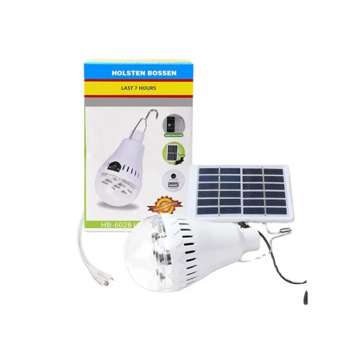 LED Portable Solar light Outdoor emergency lamp 3.5W Solar Rechargeable Bulb With solar panels Support USB Charging for phone