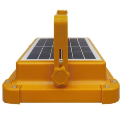 China Manufacturer solar portable light DC 6v solar emergency led flood light IP66 Outdoor Solar USB Rechargeable Spotlight
