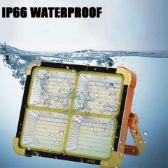 China Manufacturer solar portable light DC 6v solar emergency led flood light IP66 Outdoor Solar USB Rechargeable Spotlight