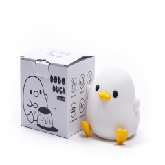 Hot sale Doudou Duck Small Night Light Bedroom Bedside Charging with Sleep Pat Light Timing Table Lamp