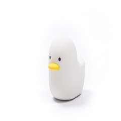 Home Decoration Silicone Battery Night Light Dull duck night lamp DC 5v 3w soft warm white Sensor led Bedside Night Light