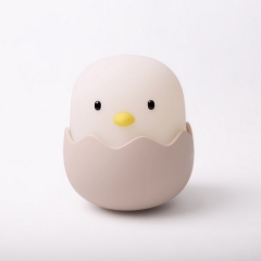 LED Eggshell Chicken Emotional Night light LED Charging Silicone Chicken lamp Children's Bedside Lamp Eggshell Small Table Lamp