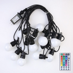 RGB color changing lamp smart RGB G50 festooning string outdoor courtyard christmas decorations Led String 5M10L 10M20L