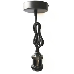 Factory Direct supply E27 Pendant Light Outdoor Vintage pearl black Pendant Lamp Home decoration lights with E27 Socket