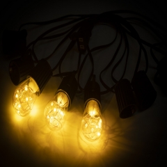 Holiday Christmas Decorations Warm yellow Fairy Light bulb Outdoor IP44 festival Decorative S14 LED copper wire Bulb