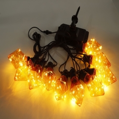 Wholesale String Light IP44 solar diamond copper wire Bulk String Lights Custom Patio christmas Fairy Lights Bulk