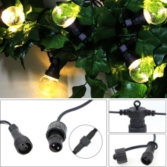 Connectable Commercial Fairy Garland Patio festooning Light Outdoor Vintage Festoon lights Led G50 Clear Globe Ball String Light