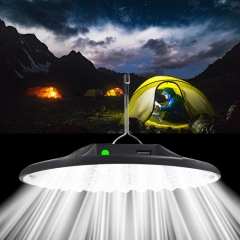 Wholesale security USB charging camping bulb high quality portable LED bulb lamp rechargeable ultra-thin UFO emergency light