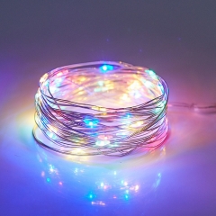 Warm White Fairy Lights String 100 LED /10M 8 Modes Copper Wire Lights with Remote Timer Battery Powered fairy string lights